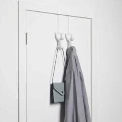 Patère double de porte ludique