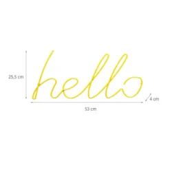 Patère jaune Hello