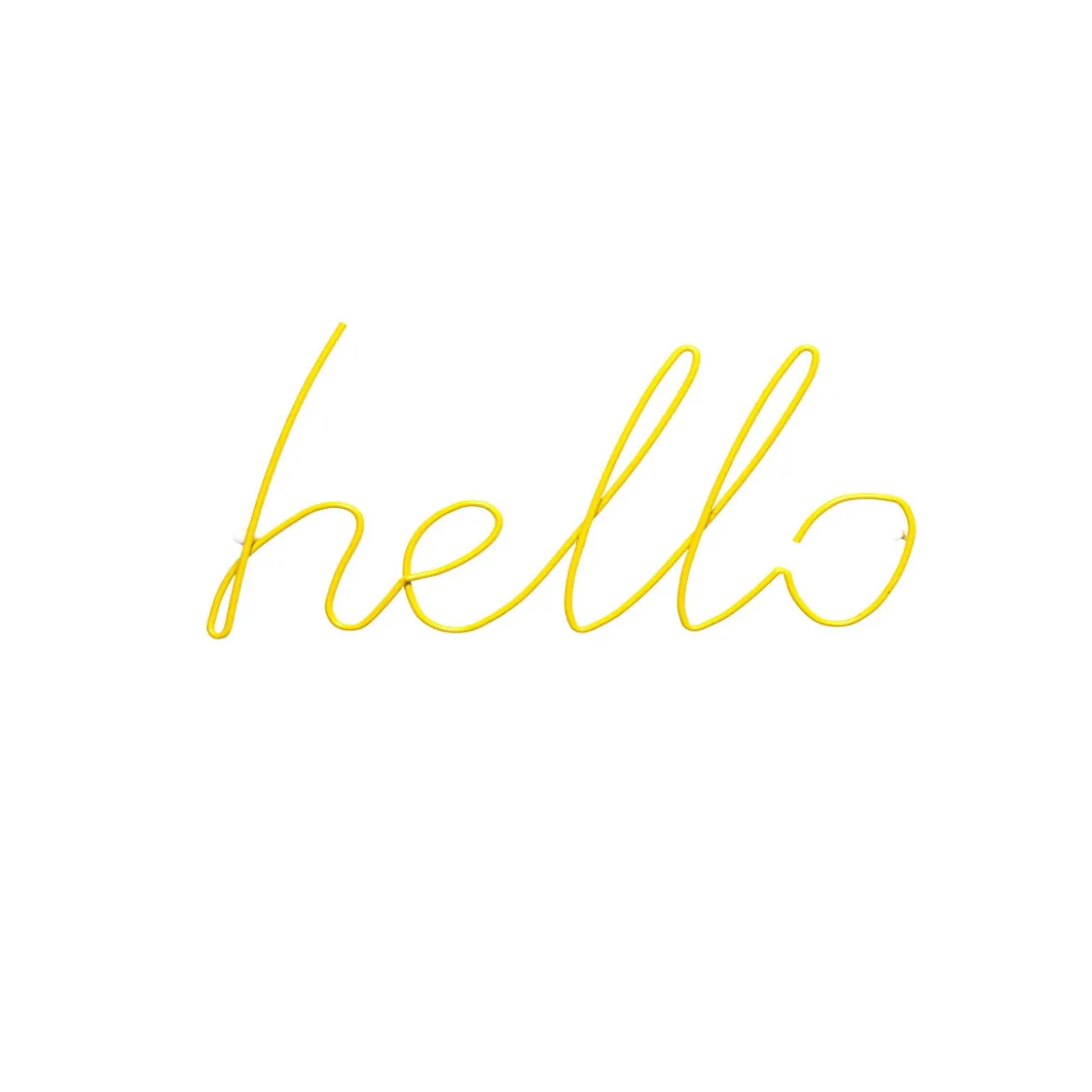 Patère jaune Hello