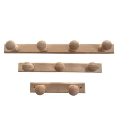 Patère à 3 têtes rondes