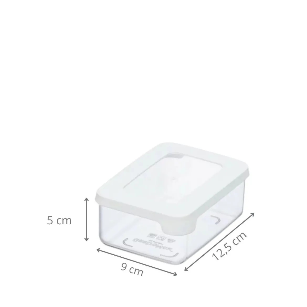 Petite boîte de rangement alimentaire hermétique 0,35 litre