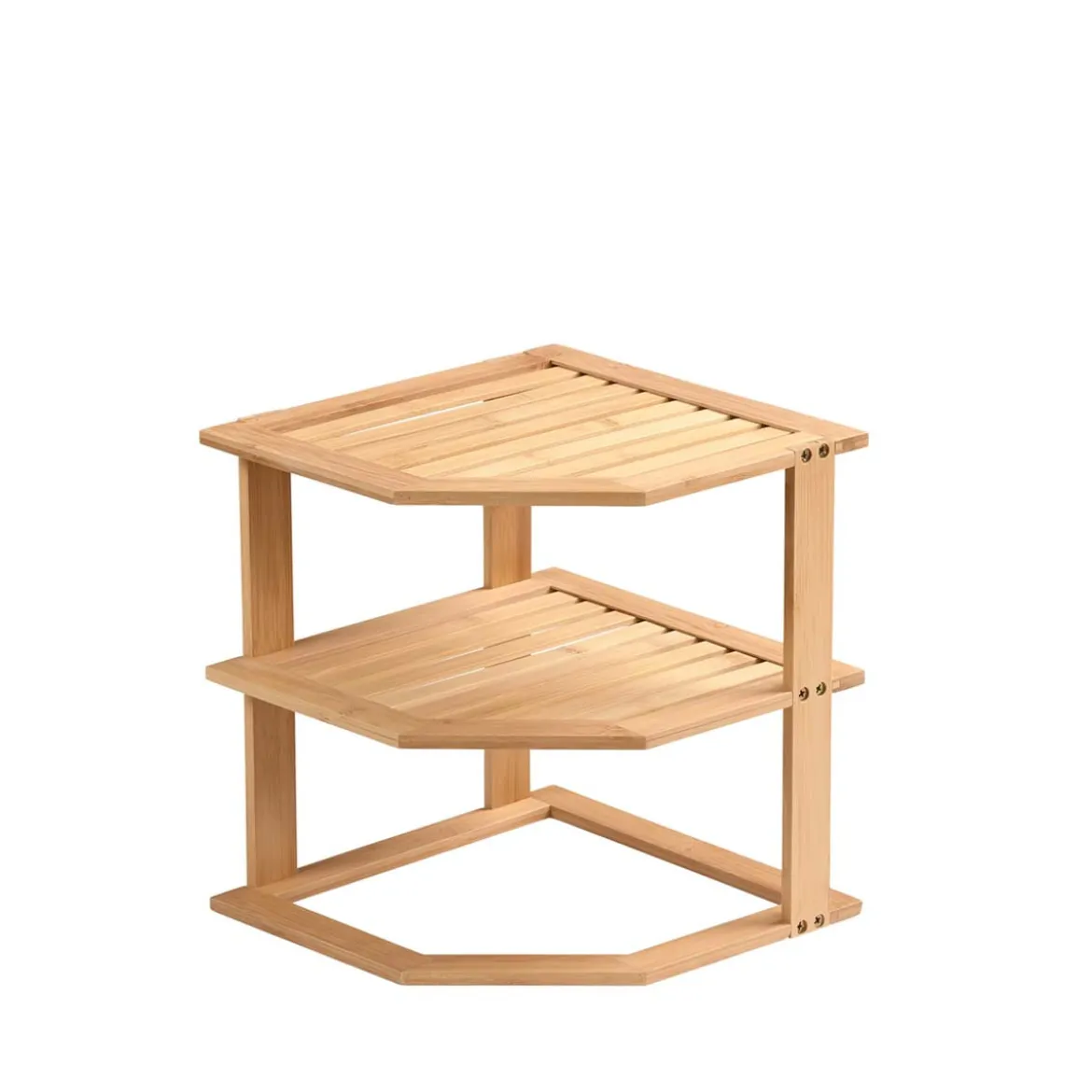 Petite étagère d'angle en bois