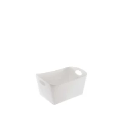 Petit rangement en plastique blanc