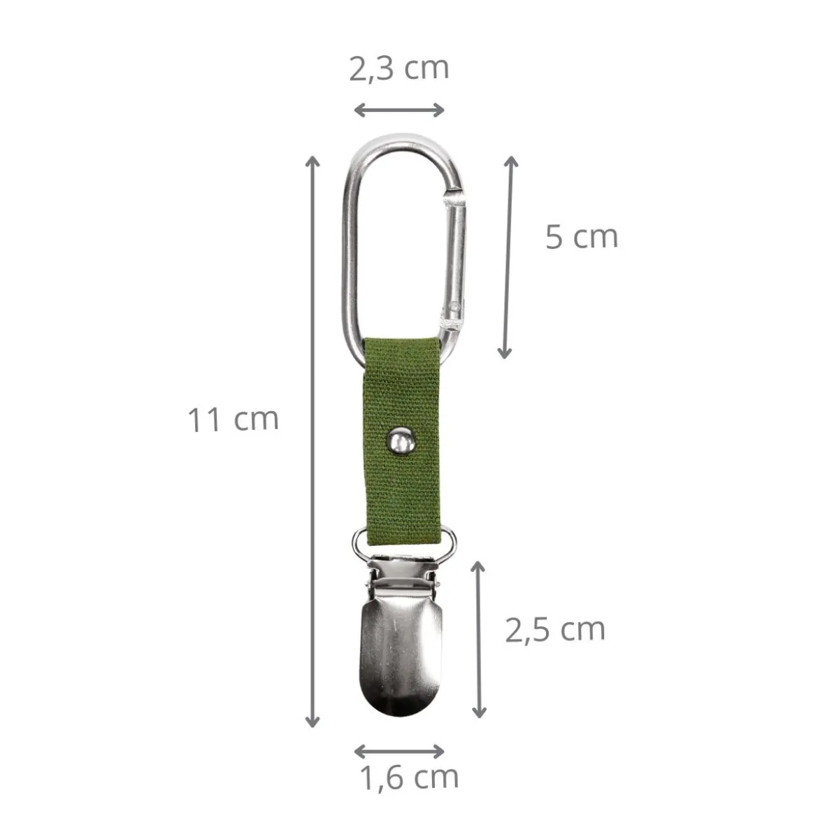 Pince porte-chapeau pour sac