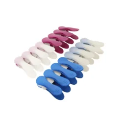 16 pinces à sachet colorées