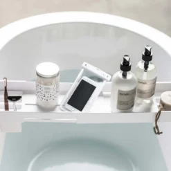Plateau de baignoire blanc