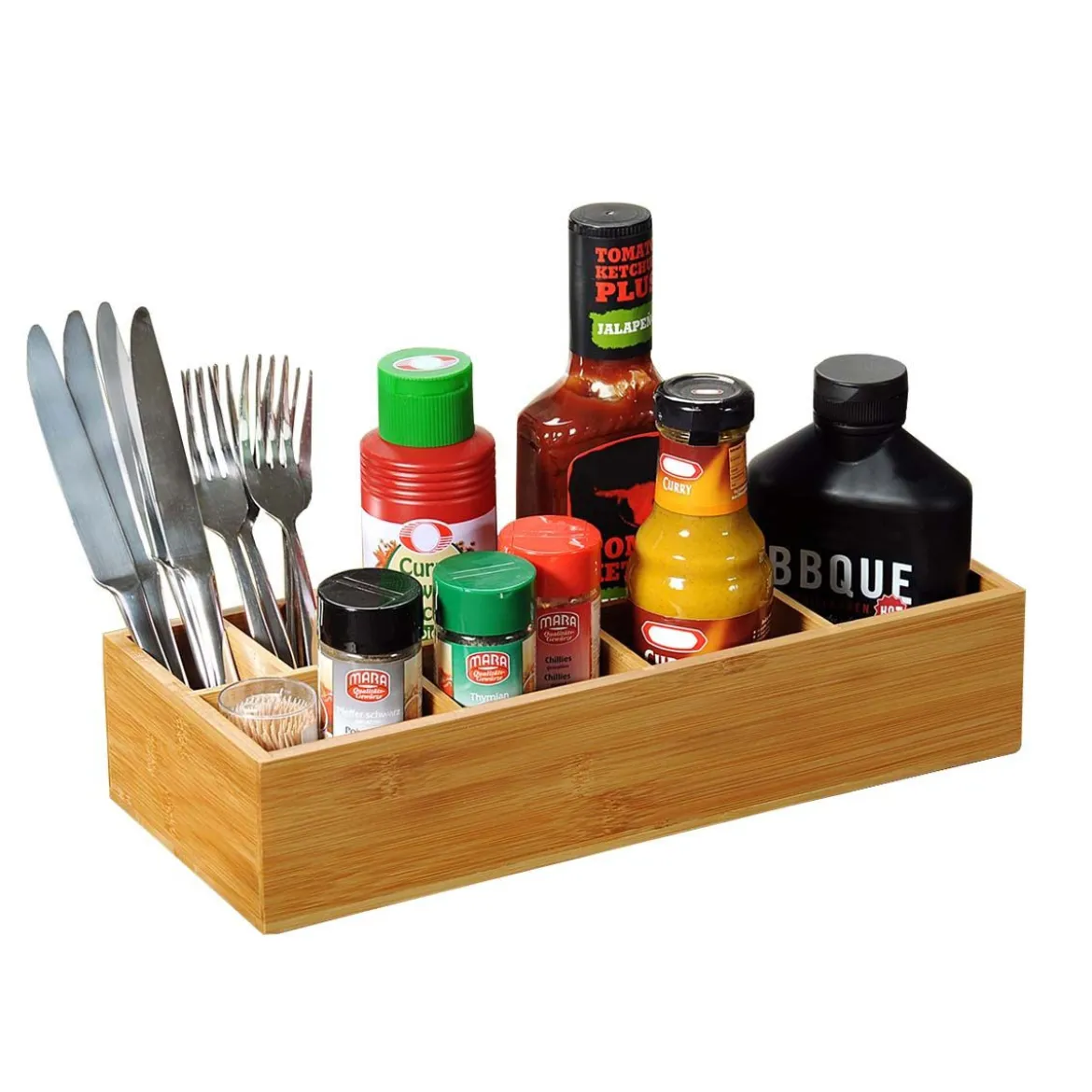 Plateau de rangement pour assaisonnement barbecue