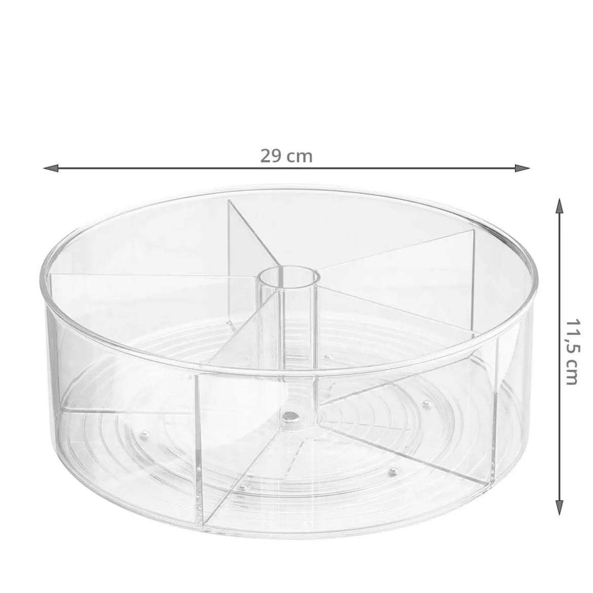 Plateau tournant à compartiments