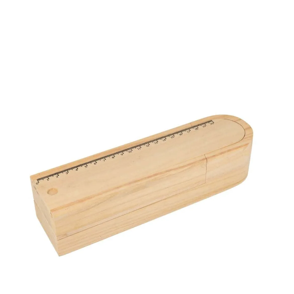 Plumier double en bois