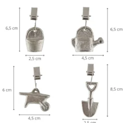 4 poids en fonte pour nappe