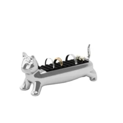 Porte-bagues chat