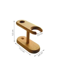 Porte-blaireau en bois
