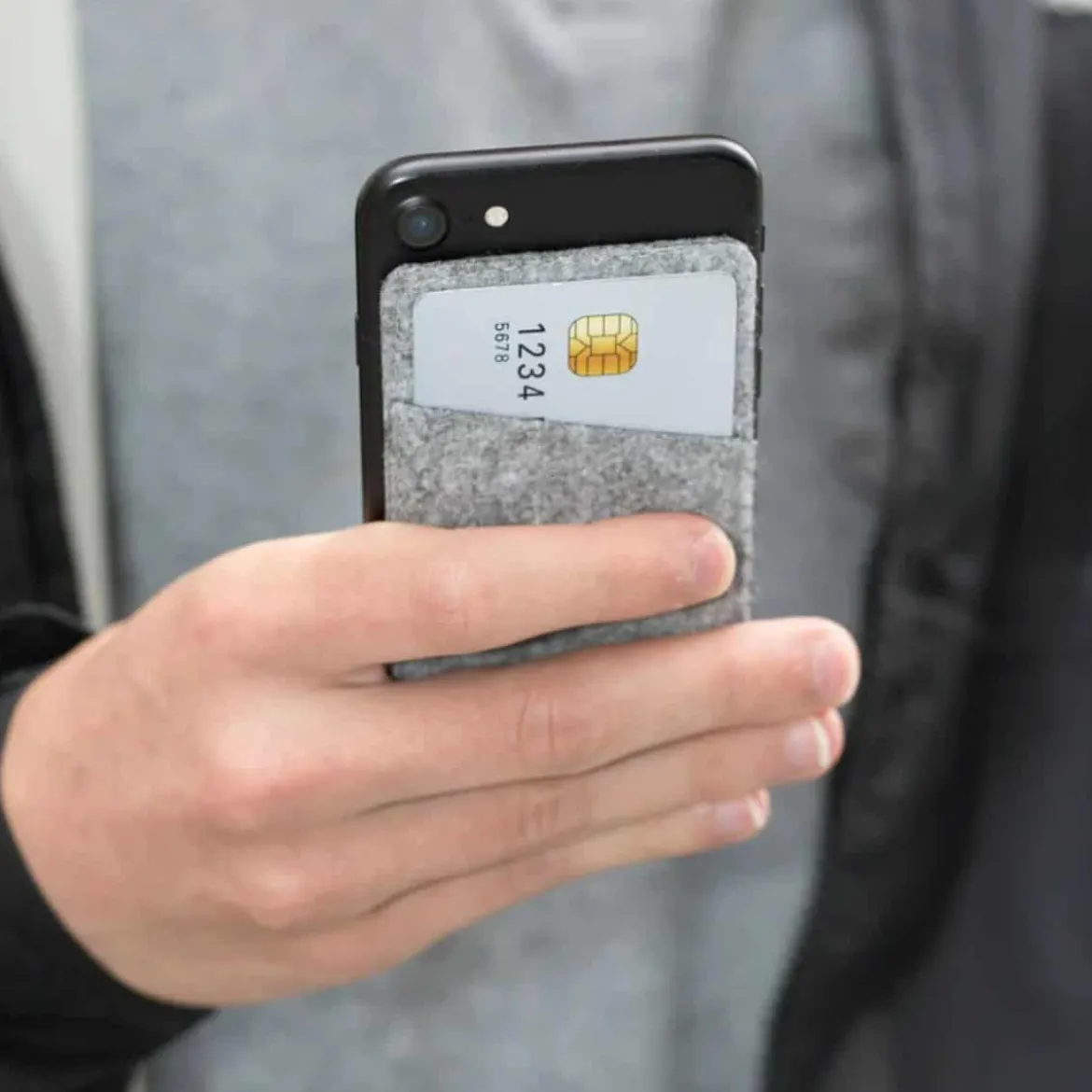 Porte-cartes adhésif pour téléphone