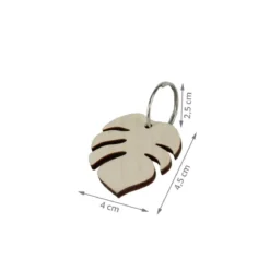 Porte-clé feuille Made in France