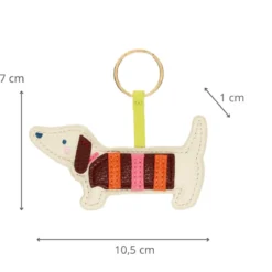 Porte-clés chien saucisse