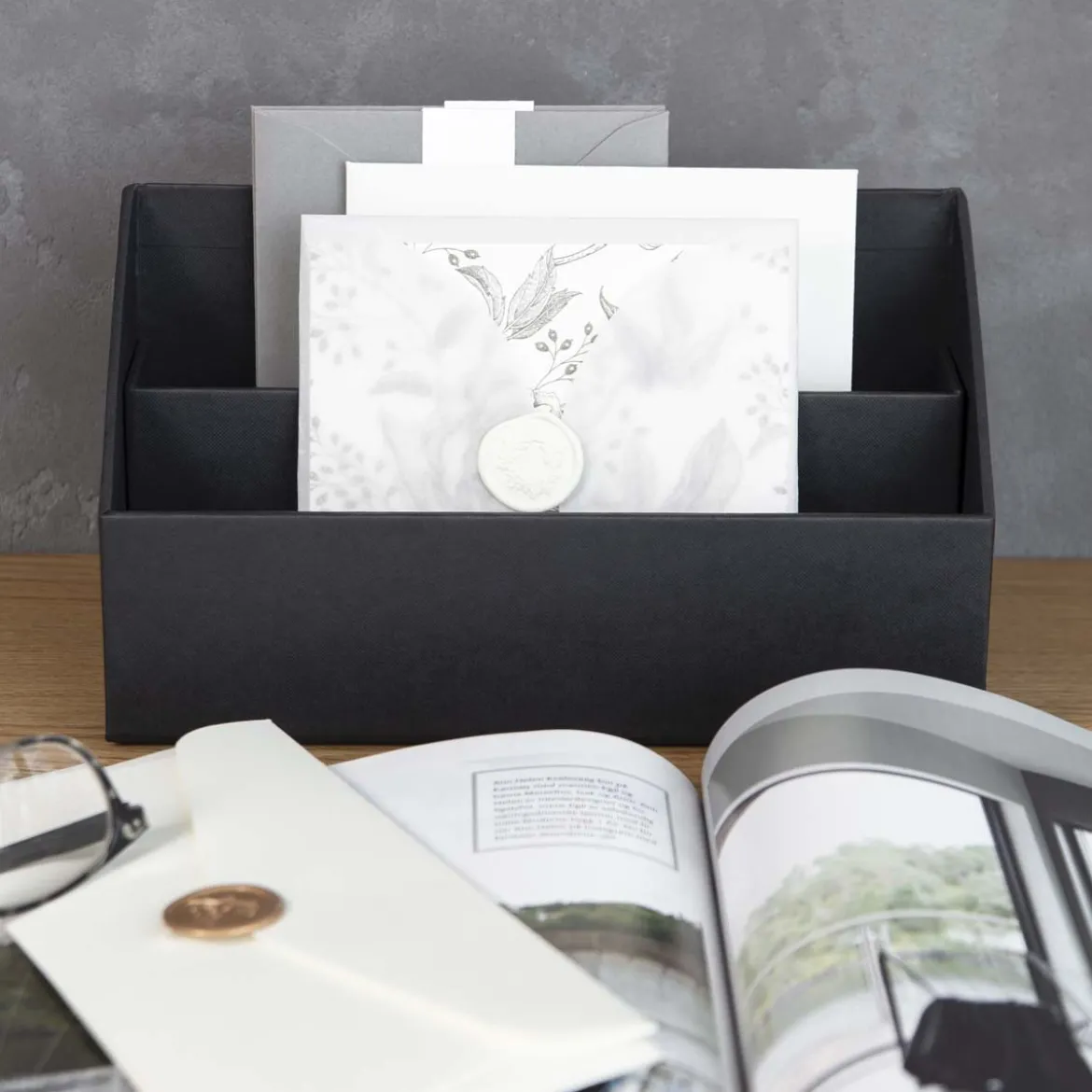 Porte-lettres de bureau