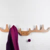 Porte-manteau mural cerf