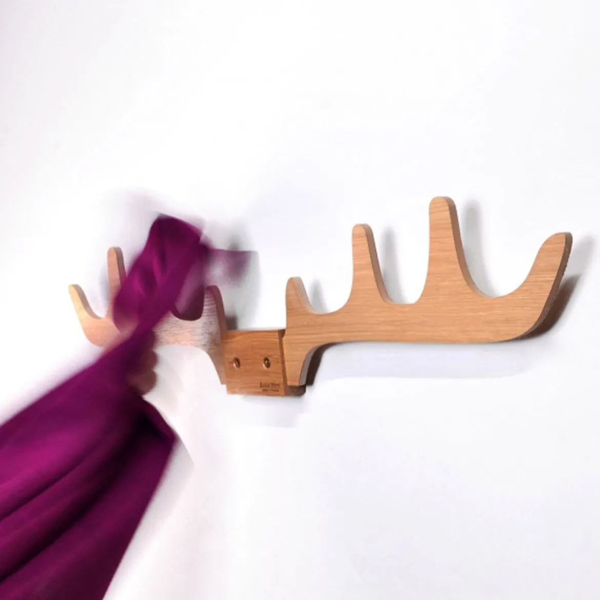 Porte-manteau mural cerf
