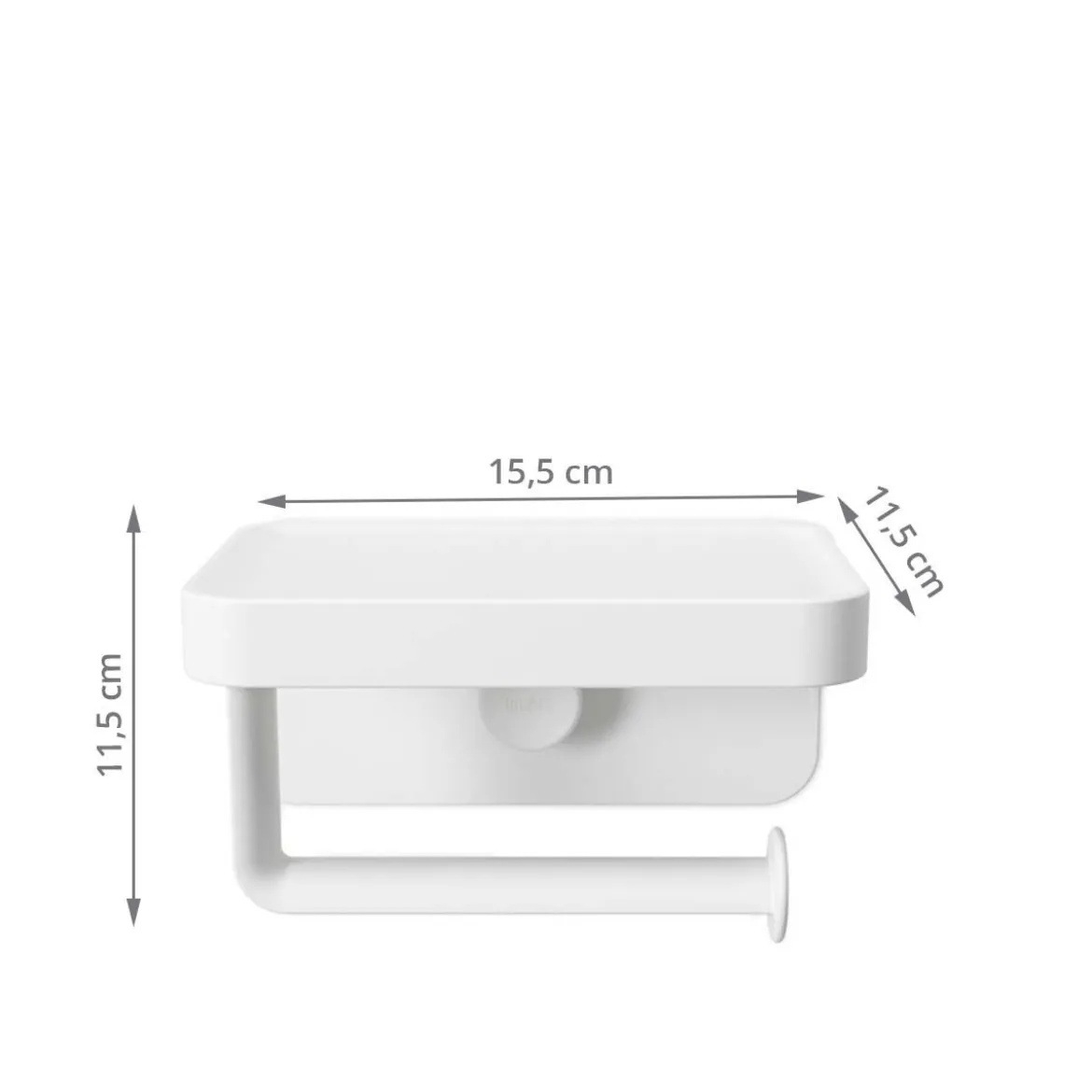 Porte papier toilette à ventouse adhésive