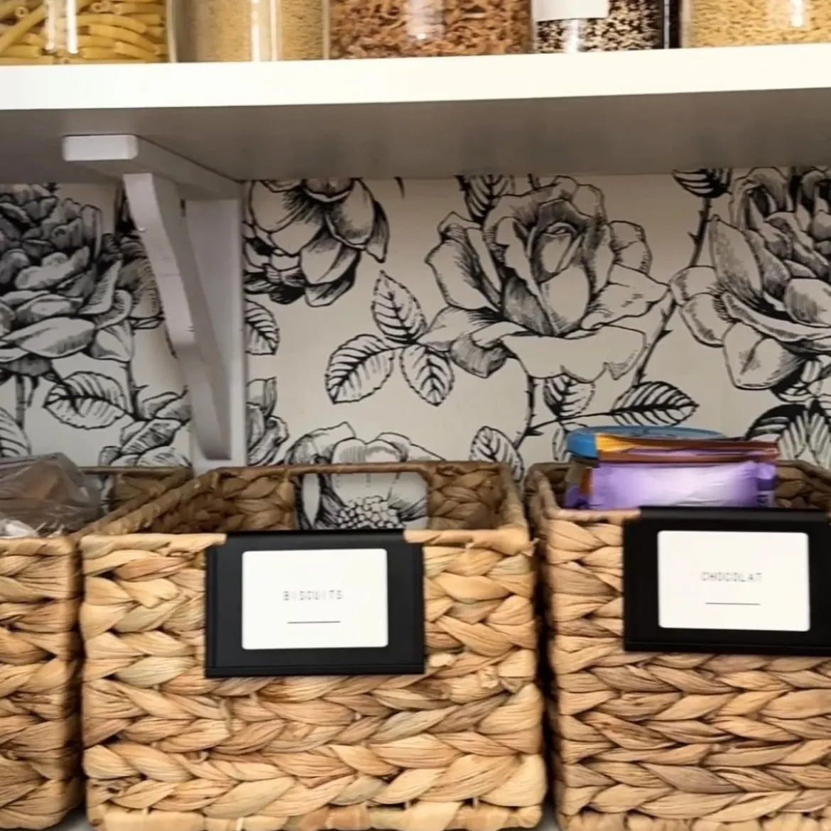 3 Porte-étiquettes clipsables noirs pour panier ou boîte