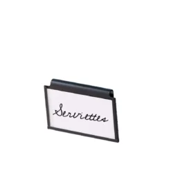3 Porte-étiquettes clipsables noirs pour panier ou boîte