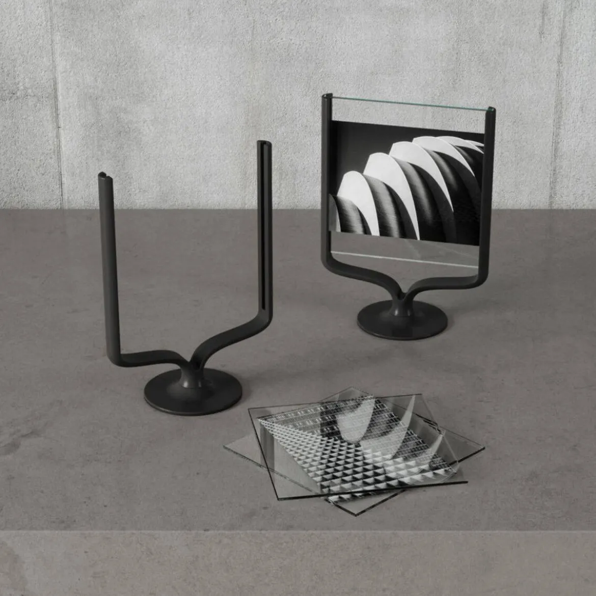 Porte visuels et menus design