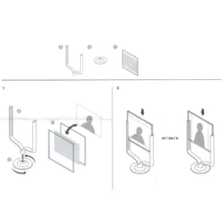 Porte visuels et menus design
