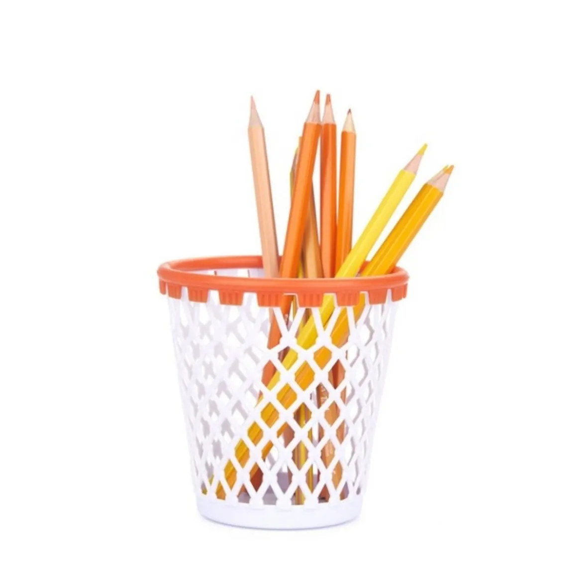 Pot à crayons panier de basket