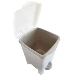 Poubelle de salle de bain 8 litres avec seau intérieur et pédale