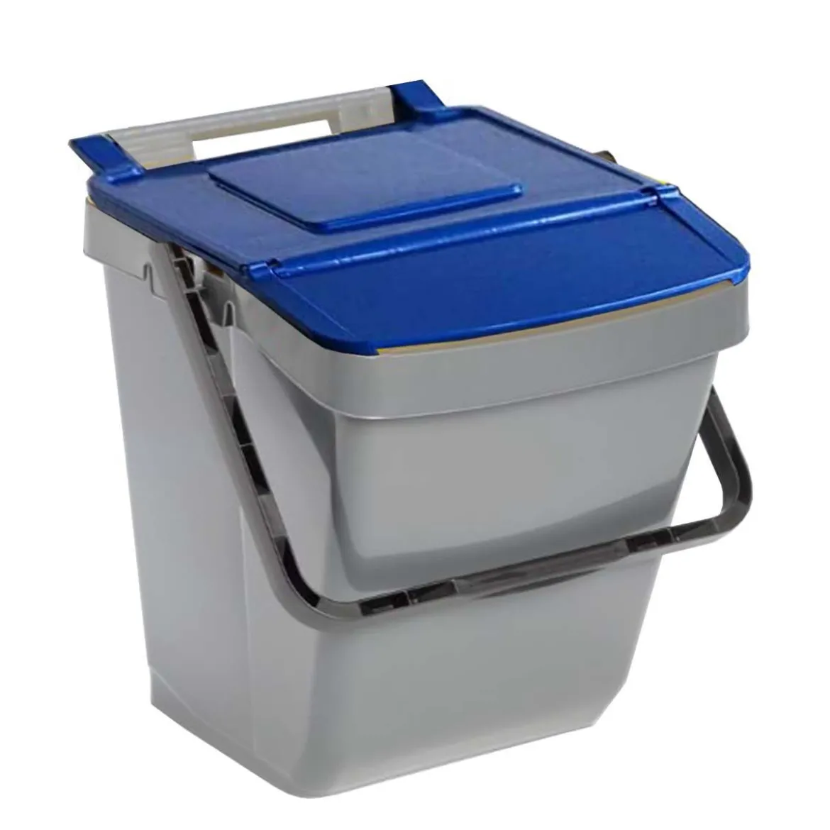 Poubelle de tri sélectif bleue 35 litres