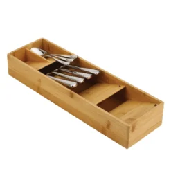 Range-couverts compact en bambou