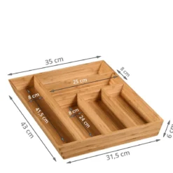 Range couverts en bambou 43x35