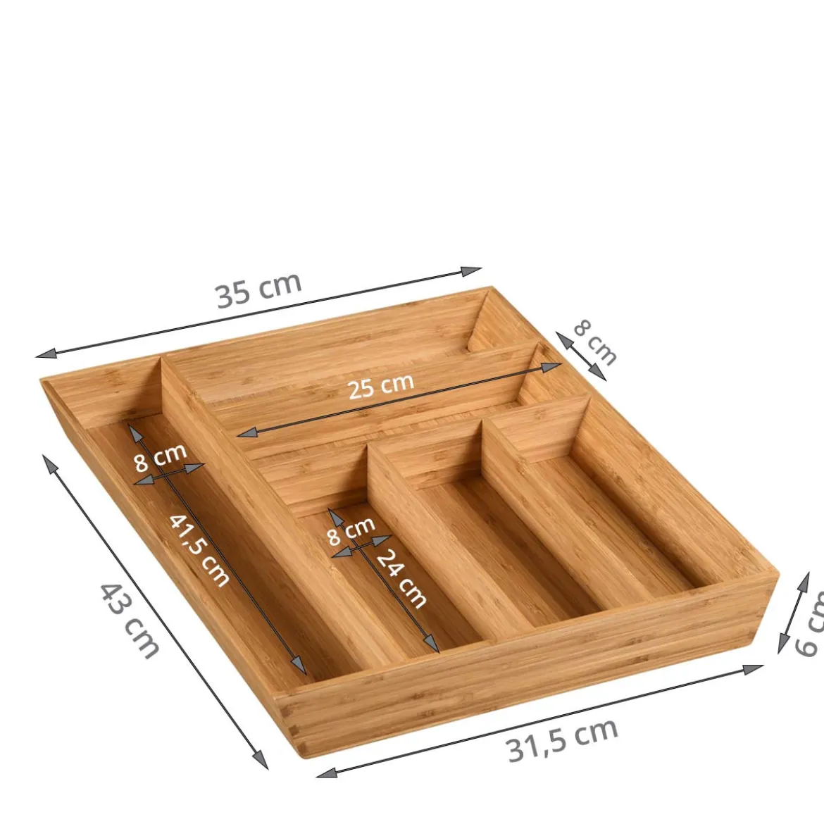 Range couverts en bambou 43x35