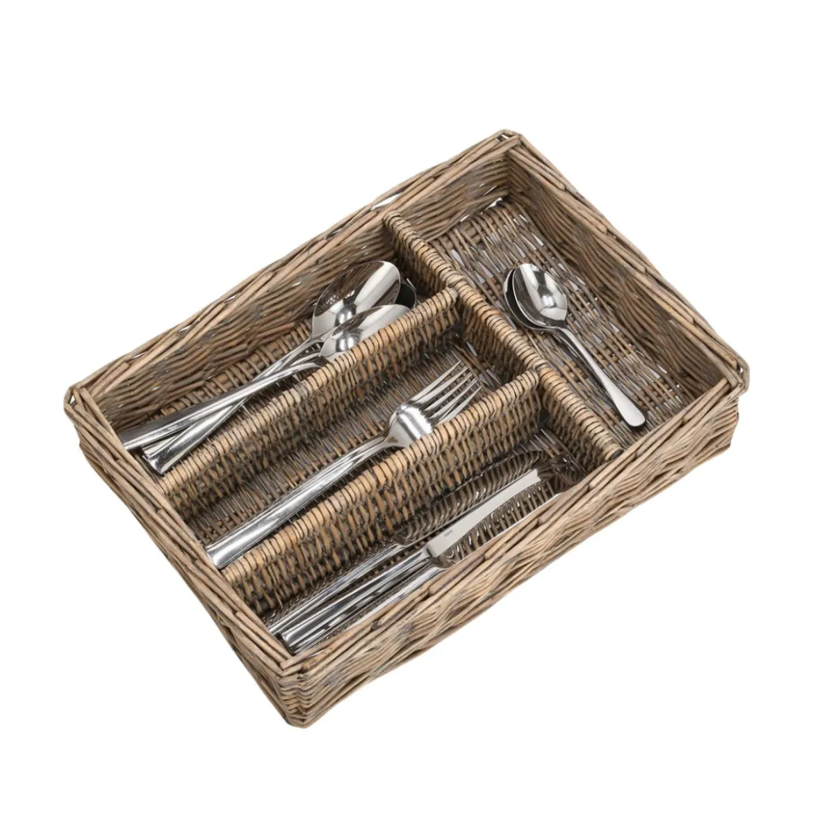 Range-couverts en osier