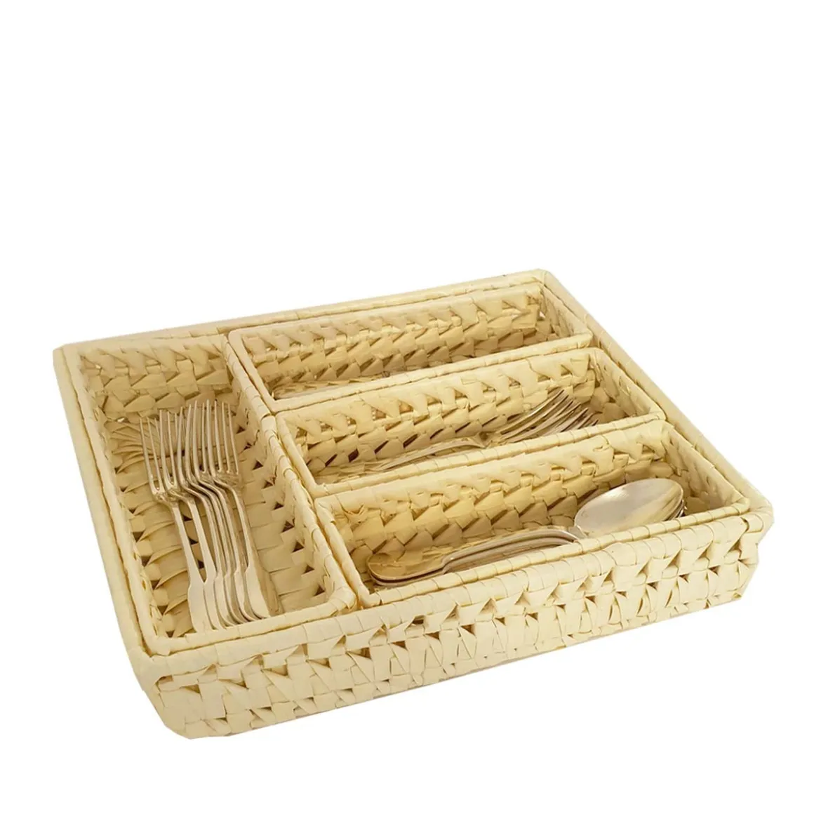 Range-couverts en paille