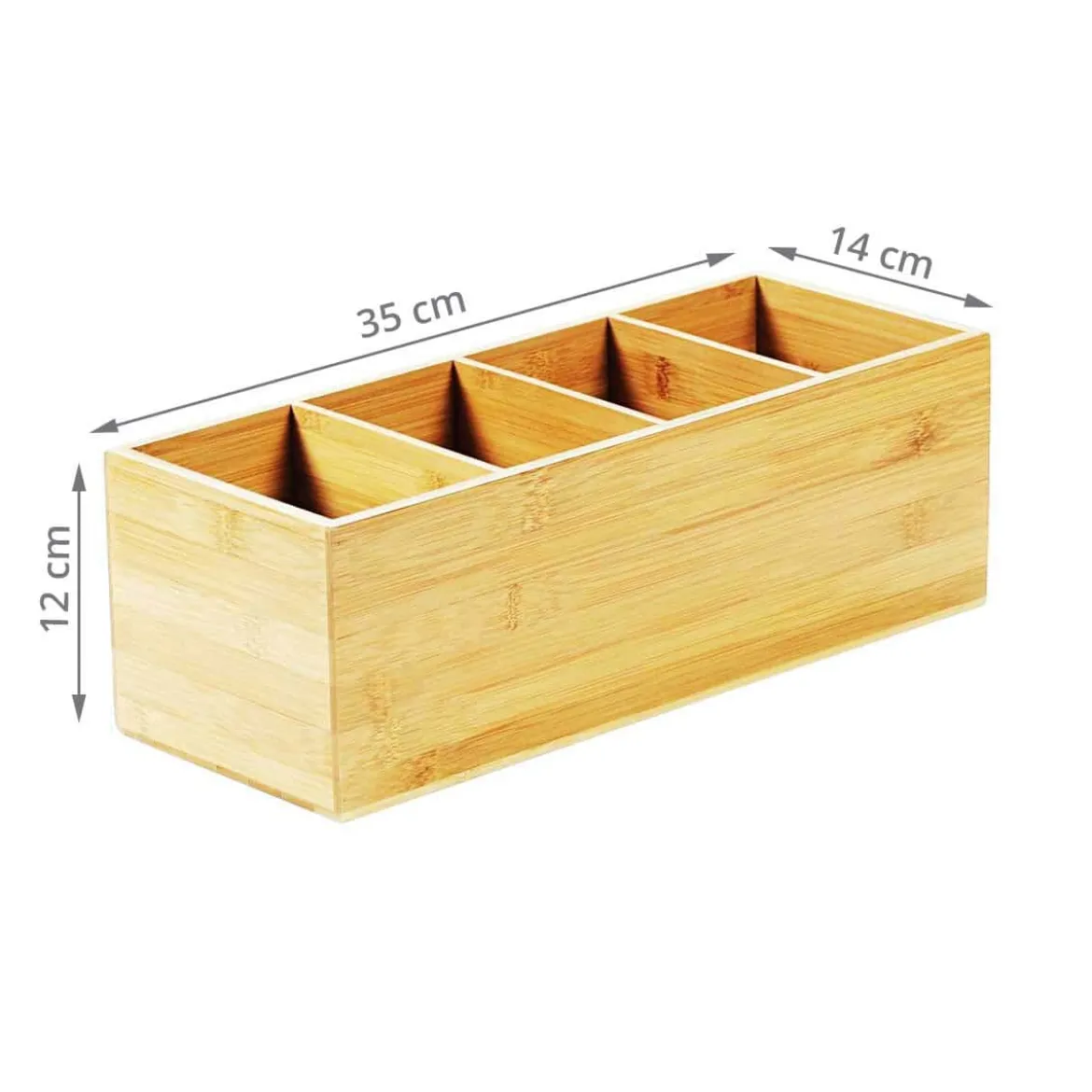 Range couverts vertical en bambou