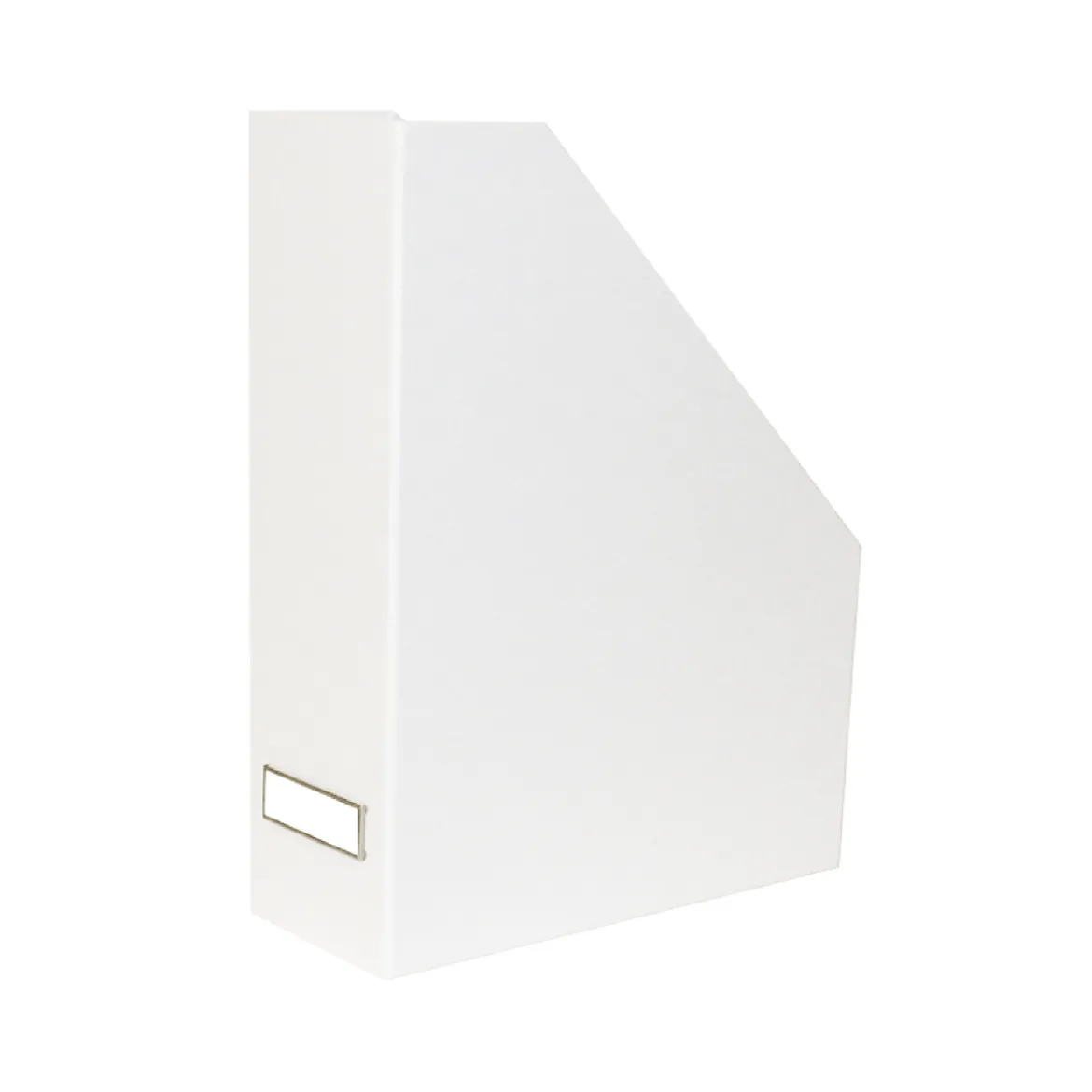 Range-dossiers en carton blanc