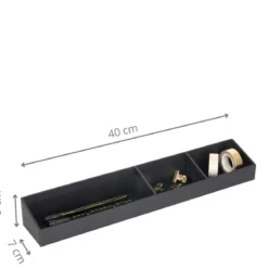Rangement à compartiments pour bureau et ordinateur