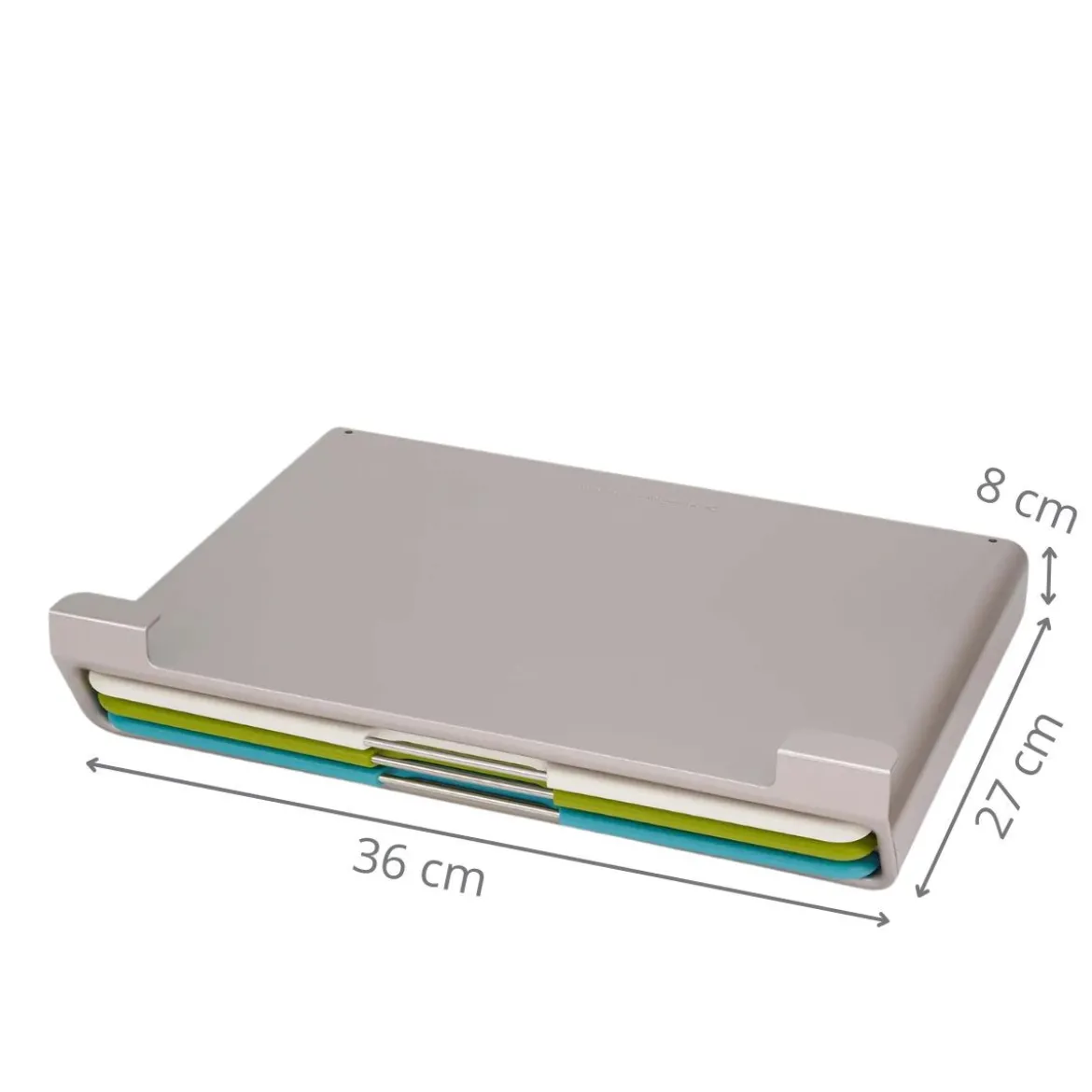 Rangement planches à découper sous étagère