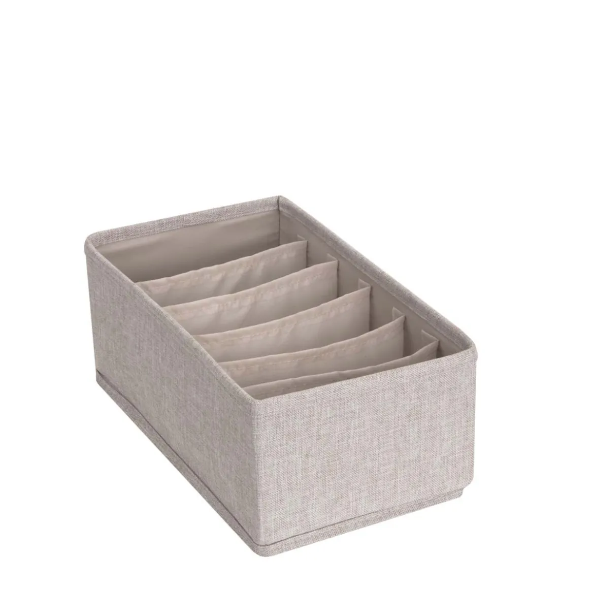 Rangement sous vêtements à 6 compartiments