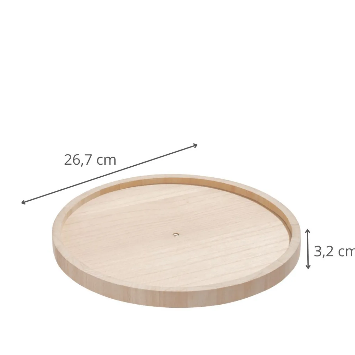 Range-épices tournant en bois clair