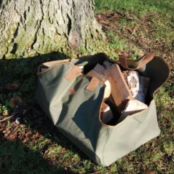 Sac à bûches kaki