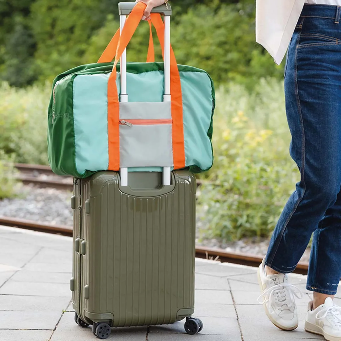 Sac de voyage pliable et compact
