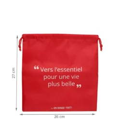 Sac essentiel rouge