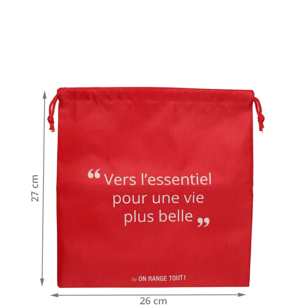 Sac essentiel rouge