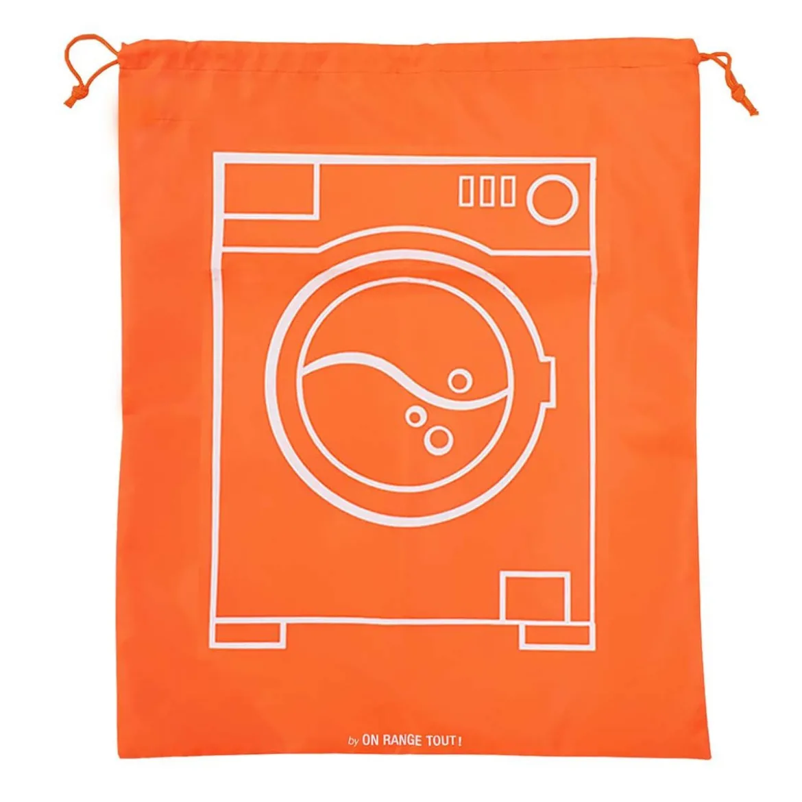 Sac à linge sale orange fluo