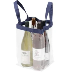 Sac pour 4 bouteilles transparent