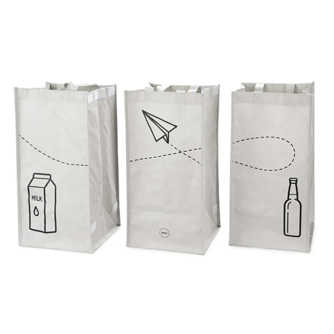 3 sacs pour tri sélectif