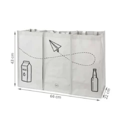 3 sacs pour tri sélectif