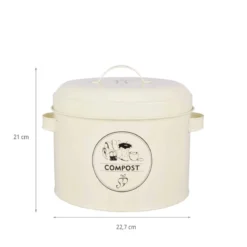Seau à compost de cuisine avec filtre